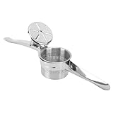 CFTGIW Spremiagrumi con Manico in Acciaio Inossidabile, Strumento per Spremitura Manuale da, in Oro Rosa, La Comoda Maniglia Ti Consente di Far Scorrere lo spremitore. La Stampa Manuale del Lavoro