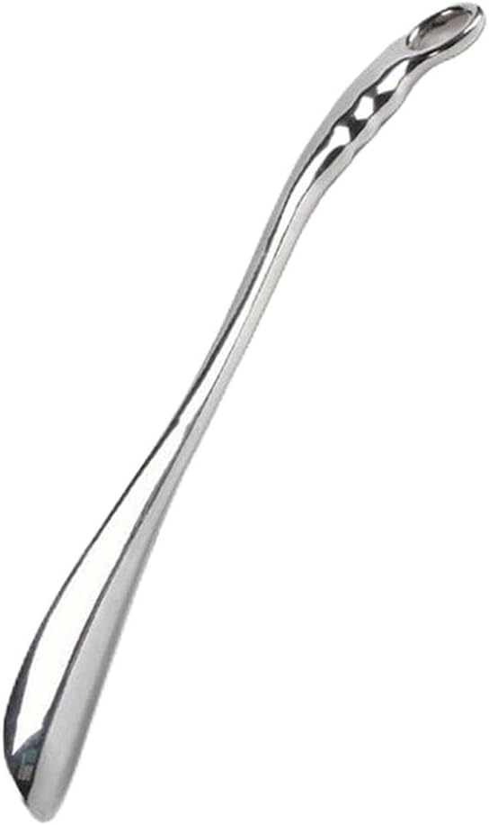 Metal Shoes Horn Stainless Steel Alloy Spoon Long Pull Shoe Convenient Wearing And