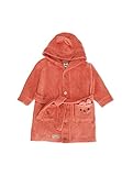 Sterntaler Baby Mädchen Bademantel Baby GOTS Bademantel Enna - Babybademantel, Kinderbademantel, Baby-Bademantel - Bio - koralle, 74/80