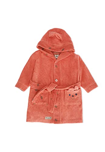 Preisvergleich Produktbild Sterntaler Baby Mädchen Bademantel Baby GOTS Bademantel Enna - Babybademantel, Kinderbademantel, Baby-Bademantel - Bio - koralle, 74 / 80