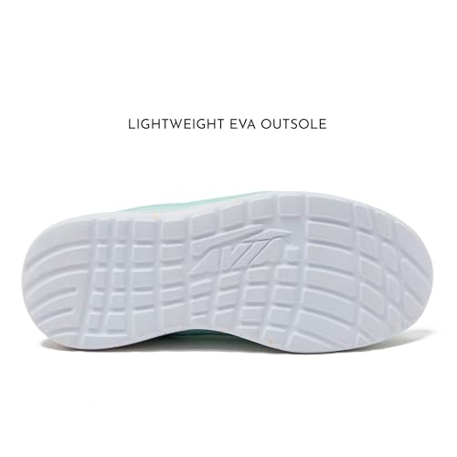 Avia Avi-Play Slip On Boys and Girls Sneakers - Lightweight Tennis, Athletic, No Tie Girls and Boys Shoes - Little and Big Kids Tennis Shoes Size 11 to 7 - Aqua, 2 Little Kid