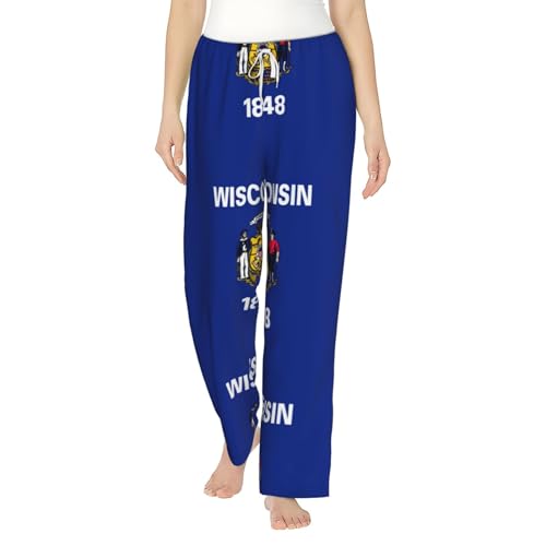 Pantalon de pyjama Wisconsin pour femme grande taille avec poches