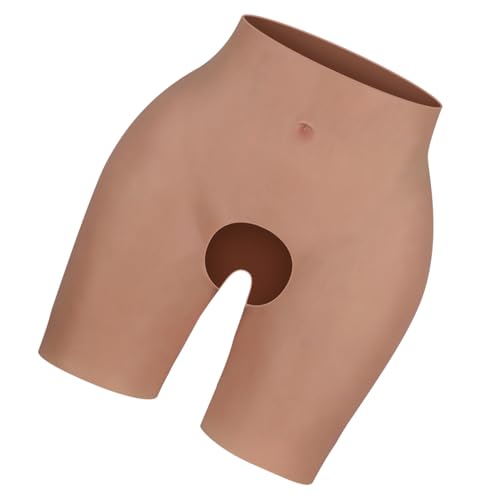 Image of Half Length Silicone Butt Panties Hips Lifter Enhancer Shaping Pants for Crossdressers Transgender Drag Queen