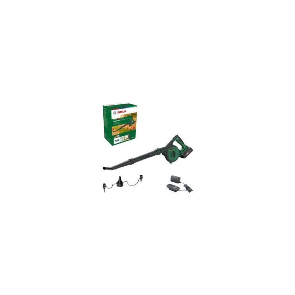 Bosch Soplador de Hojas inalámbrico Universal 18V-130 (para Limpieza rápida y fácil al Aire Libre; Sistema de 18 voltios; 1 batería de 2.5 Ah y Cargador)