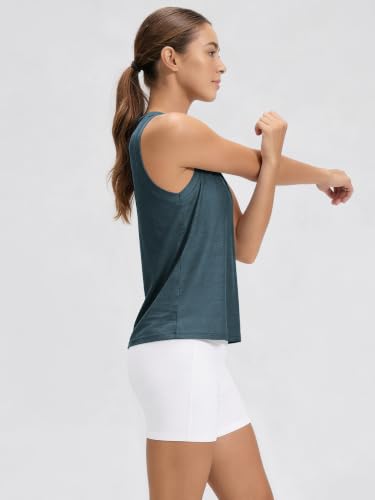Image of ODODOS Women's Performance Tank Ultra Soft odSTRATUM Tech Sleeveless Tee Shirts High Crew Neck Pullover Top