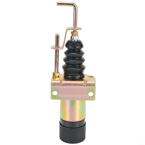 Électrovanne d'arrêt 12V DC solénoïde de carburant compatible Yanmar 1502-12C7U2B2S1 - 6
