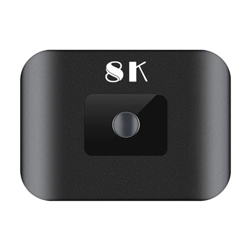 Switch di interfaccia multimediale HD 2X1, Switch di interfaccia multimediale HD 8K | Switch di interfaccia multimediale HD 2X1 48 Gbps,Switch di interfaccia multimediale HD portatile per televisori