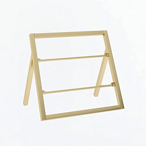 Support de rangement pour rubans en métal doré élégant pour table