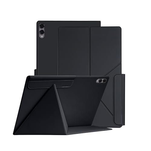 Image of Magnetic Case for Samsung Galaxy Tab S11 Ultra 14.6 Inch 2025 - Model SM-X930 /SM-X936 Tablet with S-Pen Holder, Auto Wake /Sleep Smart Tablet Cover, Black