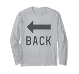 Flèche arrière avec flèche vers la gauche au-dessus Manche Longue