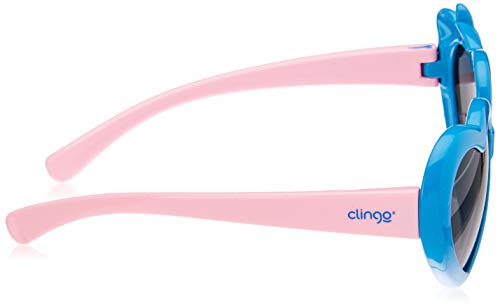 Óculos Escuros, Clingo, Azul/Rosa