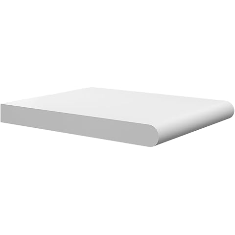 250mm White Primed Bullnose MDF Window Board Cover
