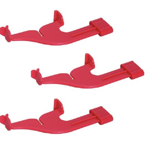 AmeriCan Goods 3/Pack Dental XCP-DS 2H Bitewing Basket 6100 Digital Sensor Holders, Red B-Blocks Autoclavable #2 Horizontal