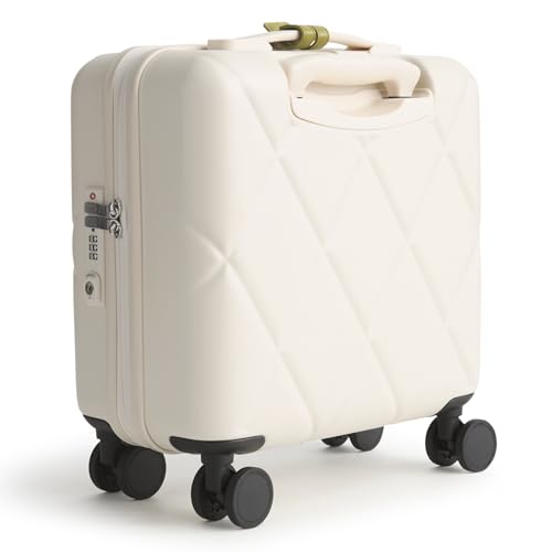 Vera Bradley Mini Adair Spinner, Hardside Luggage, Cottage Cream - Main Image