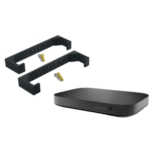 3D Cabin Sky Q Hub WiFi/Router Internet: Wall Mount/Bracket Black