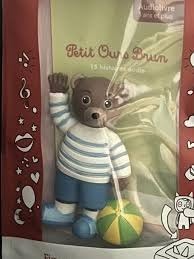 Figurine Petit Ours Brun Avec Ballon - Daniele Bour - PVC - Occasion Très Bon état