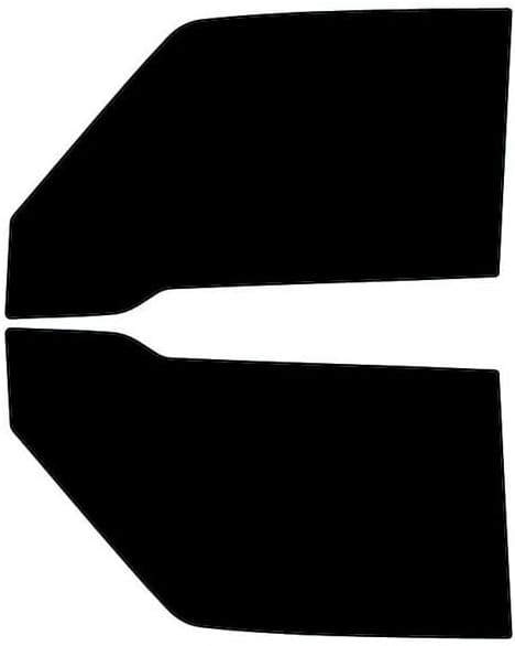 Rvinyl Window Tint Kit Compatible with Geo Tracker 1990-1997 Convertible - Black 5% - Single Ply No Bubble Film - Do it Yourself Vehicle Front Precut Kit