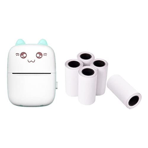 Mini Impressora Fotográfica Térmica Portátil De 57 Mm Sem Fio + 6 Peças PAPEL GRATUITO