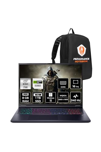 ACER Predator Helios Neo16 Ultra9 275Hx 8Gb 1Tb Ssd Rtx5060/8Gb 16" Qhd+ W11P Gaming Laptop