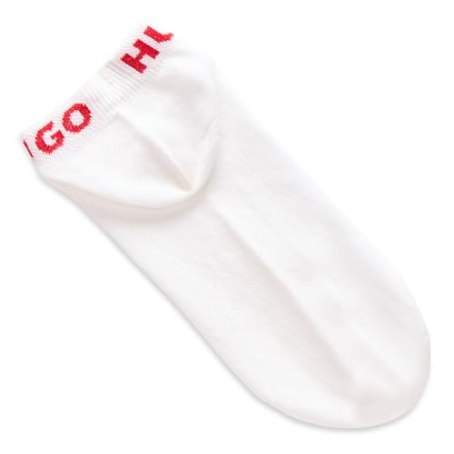 HUGO Women's 3 Pack Small Logo Ankle Socks3