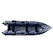 BRIS 14.1ft Inflatable Boat Inflatable Kayak 3 Person Kayak Canoe Fishing poonton Boat