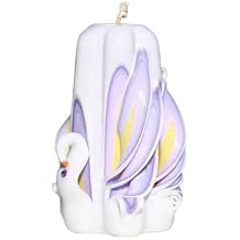 Carved Candles Swan, Hand Carved Candle Gift 5 for Christmas1-Oscar Candles