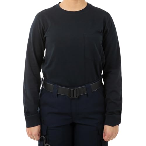 First Tactical 121510-729-M W Ls Tactix Chest Pckt T Midnight Navy M