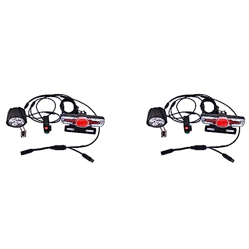 Bicicleta eléctrica Bbs01 Bbs02 juego de luces de línea impermeable con freno