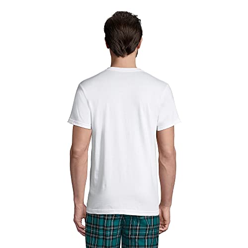 Lands' End Mens 3 Pack Crewneck T-Shirt White Regular X-Large #TOP2