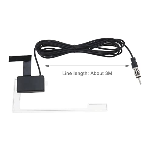 The Lord of the Tools Car DAB Digital Radio Aerial Car Radio Amplified Digital Glass Mount Antenna DIN Adapter with 3m Extension Cable Compatible with Sony Car Audio - Image 4