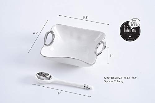 Miniatura 2 de Pampa Bay Obtén el juego de cuencos y cucharas de regalo, diseño de asas