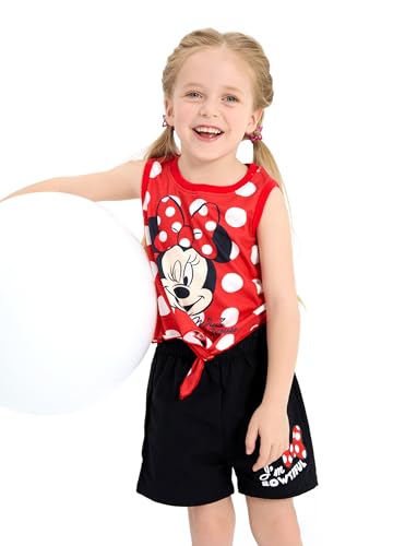 Image of Disney Frozen Princess Minnie Stitch Girl Clothes Long Sleeve Knot Front Sweatshirt Flare Pants Fall 2 Piece Outfit 2-9Y