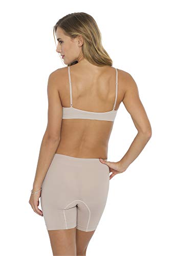 Calções Modelador Super Conforto Basic, Plié, Feminino, Bege (Base), G1