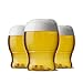 TOSSWARE 12oz Pint Jr - recyclable beer plastic cup - SET OF 12 - stemless, shatterproof and BPA-free beer glasses
