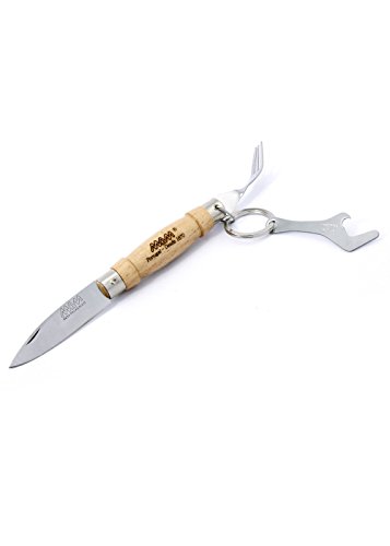 MAM FI-2023/1-C Taschenmesser mit Gabel und Flaschenöffner Picknickmesser Messer Verkauf ab 18 Jahren