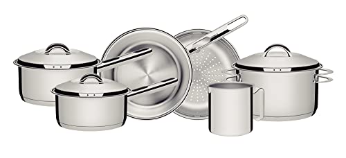 Tramontina Jogo de Panelas de Aço Inox 6 peças Solar