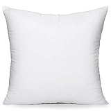 Acanva Hypo-Allergenic Pillow Insert Form Cushion Sham Stuffer, Square, 24