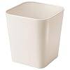 mDesign – Prullenmand – afvalbak voor elke kamer – voor afval of oud papier – duurzaam metaal – crème
