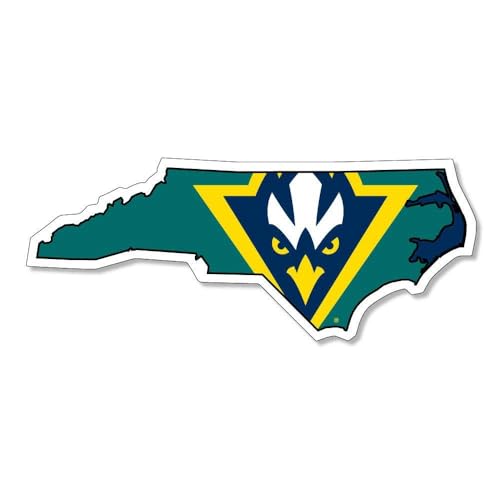 UNC Wilmington Seahawks Logo State Magnet (8")