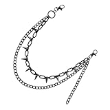 Estilo gótico: adopta un diseño gótico que te diferencie, mostrando tu sentido de la moda que marca tendencias y tu individualidad única, cadena de pantalones para jeans, pantalones de cadena