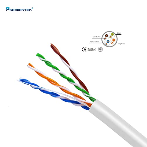 Cable de red Premiertek Cat5e 1000 pies UTP CCA miniatura 2