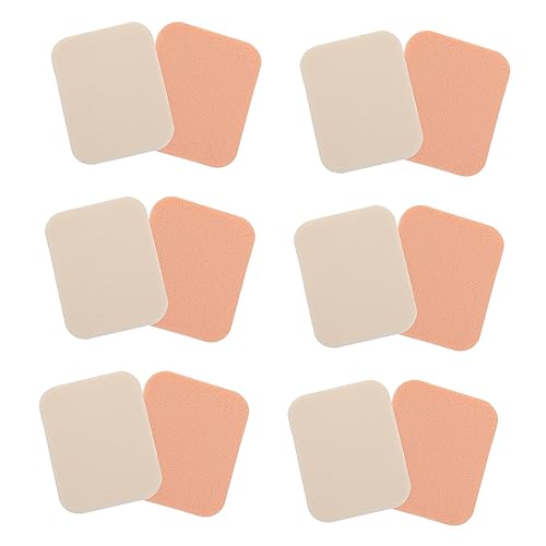 VICASKY 12 Pack Compact Powder for Foundation Concealer Blush Soft Makeup Accessory Set