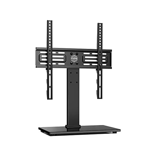 FITUEYES TV-stativ TV-stativ för 26–55 tum LCD LED OLED Plasma platt & böjd TV justerbar höjd max. VESA 400 x 400 mm upp till 40 kg TV