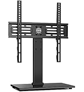 FITUEYES TV Standfuss TV Ständer für 27-55 Zoll LCD LED OLED Plasma Flach & Curved Fernseher Höhe...