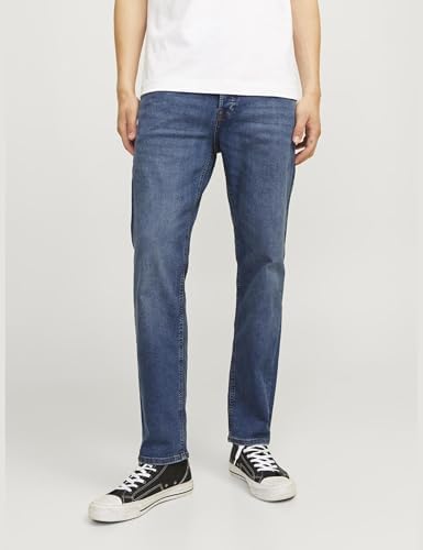 JACK & JONES JJIMIKE JJORIGINAL SQ 223 Erkek Jean Pantolon, Blue Denim, 30/34 - Görsel 2