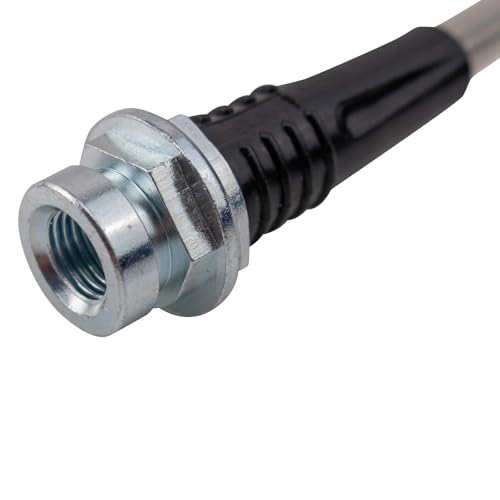 Image of TRQ Rear Brake Hose Set Compatible with 2002-2006 Cadillac Escalade 2003-2006 Escalade ESV Escalade EXT Chevrolet Avalanche 1500 2001-2006 Suburban 1500 2000-2006 Tahoe GMC Yukon Yukon XL 1500