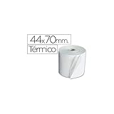Medidas: 44 x 70 mm ROLLO SUMADORA TERMICO Q-CONNECT 44 MM ANCHO X 70 MM DIAMETRO (10 unid.)