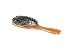 Brush - Medium Oval Cushion 100% Wild Boar/Nylon Bristle Wood Handle Bass Brushes 1 Brush