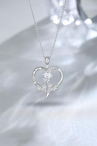Sympathie pour la Perte d'un être Cher en Argent Sterling, Bijoux de Fausse Couche, Souvenir de deuil – vue 4