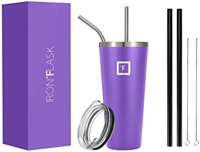IRON °FLASK Classic Tumbler - 945 ml, Vacuum Insulated Stainless Steel, Hot Cold, Double Walled, Thermo Travel Mug, Water Metal Canteen (Calacatta)